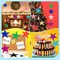 120 Pcs Glitter Star Cutouts Paper Star Confetti Cutout Assorted Color Glitter Stars Cutouts 6 Inch Large Glitters Stars Decoration for Christmas Classroom Bulletin Board Wall Party Supplies